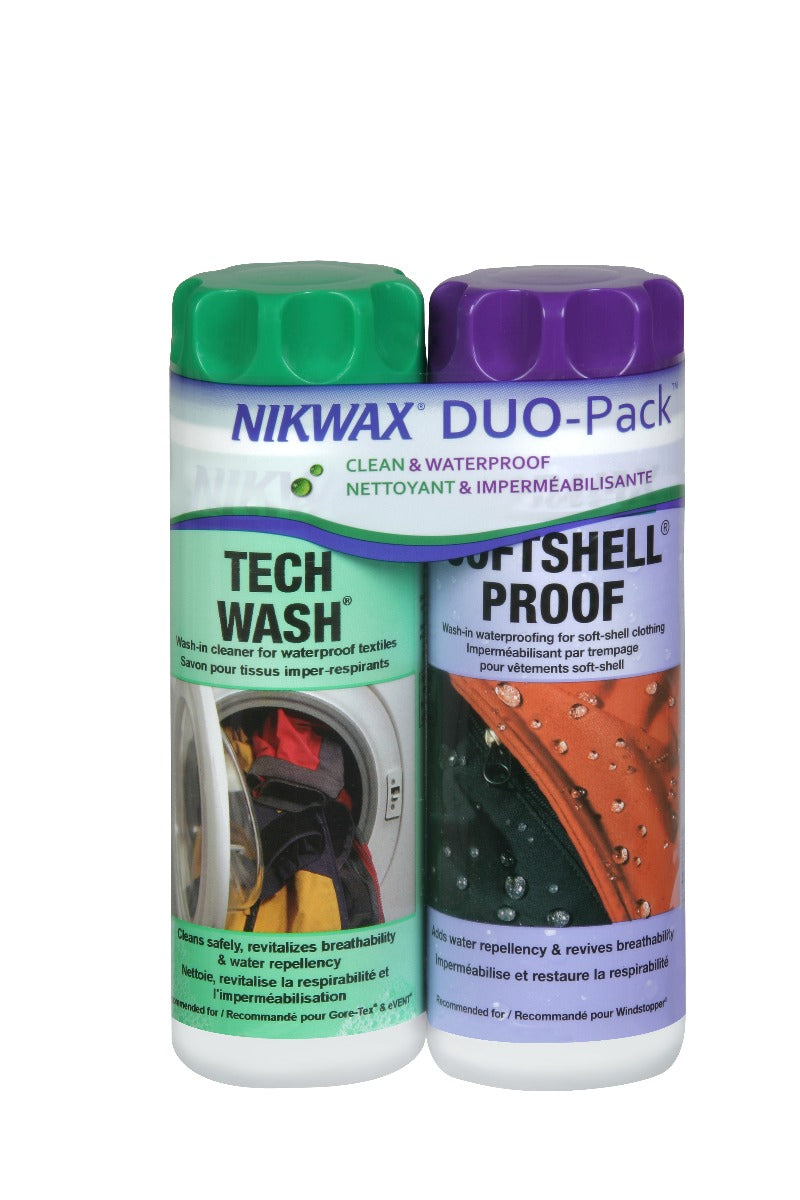 Nikwax Softshell Clean/Waterproof DUO-Pack