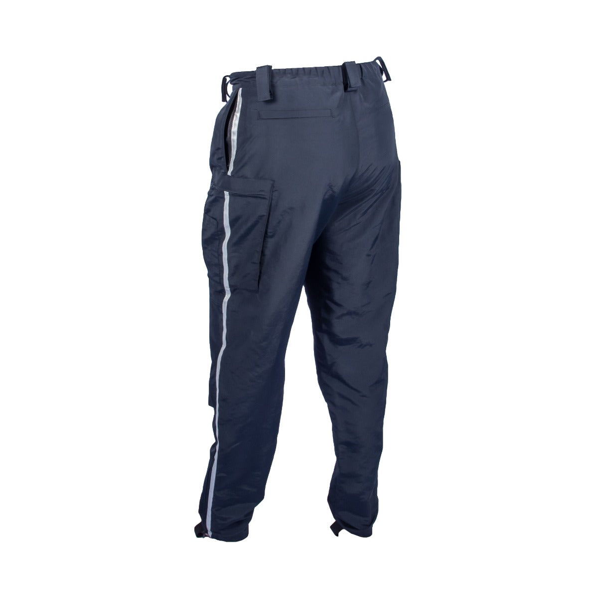 Mens Work Pants Jeans Royal Blue Reflective Stripe NWT 28X33 Heavyweight |  eBay